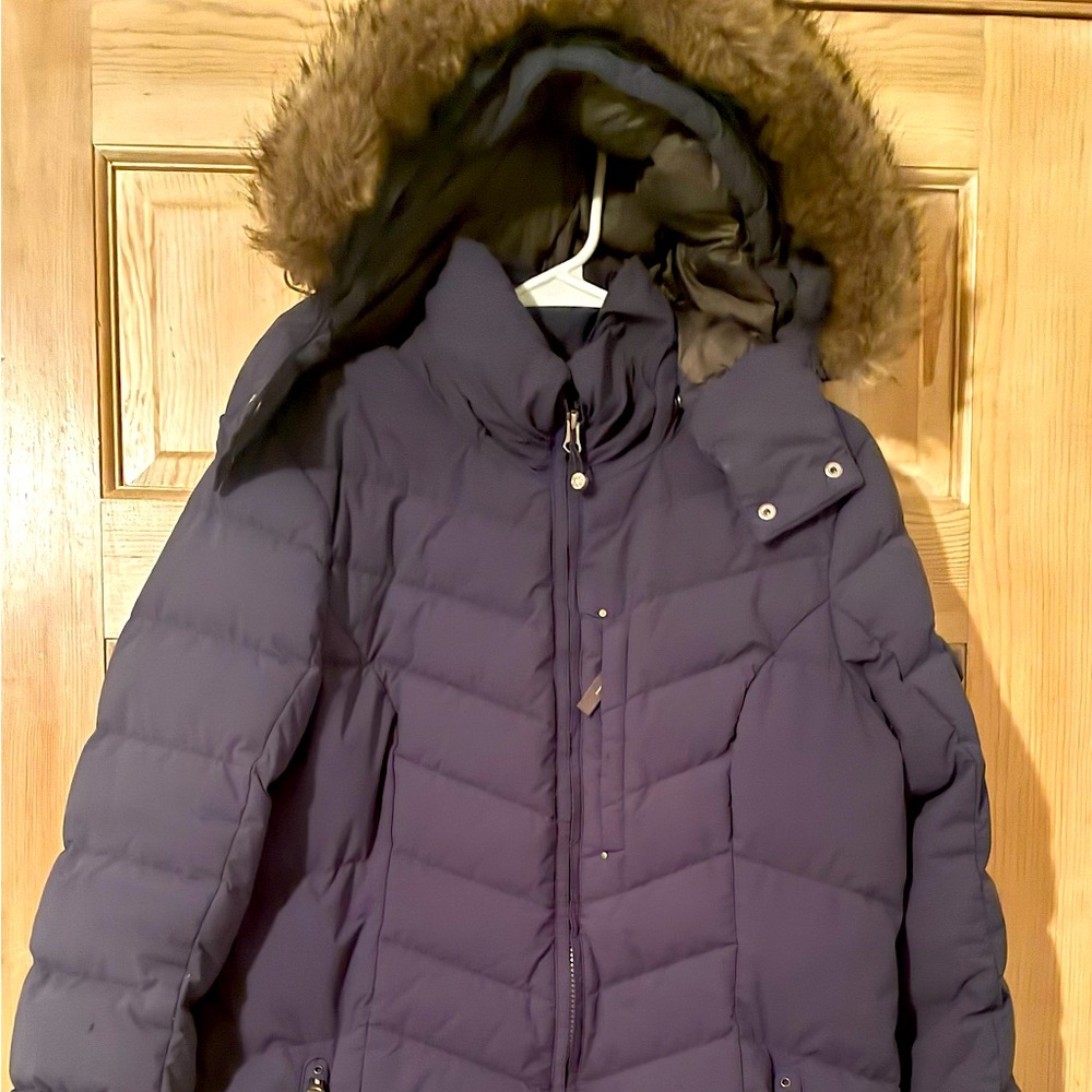 Eddie Bauer Blue Down Winter Jacket